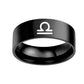 Twelve Constellation Rings Stainless Steel Male And Female Ring Rings