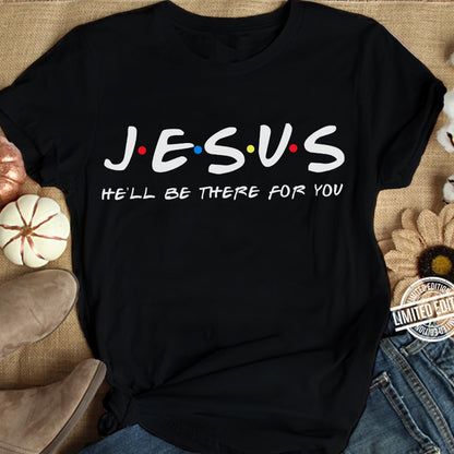 Camisetas con estampado de amigos de Jesús para mujer, ropa de algodón, Tops