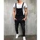 European And American Baggy Jeans Suspenders For Men With Holes