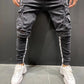 European And American Baggy Jeans Suspenders For Men With Holes