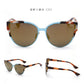 Fashion Women Sunglasses Cat Mirror Glasses Metal Cat Eye Sunglasses Women Brand Designer Sunglasses
