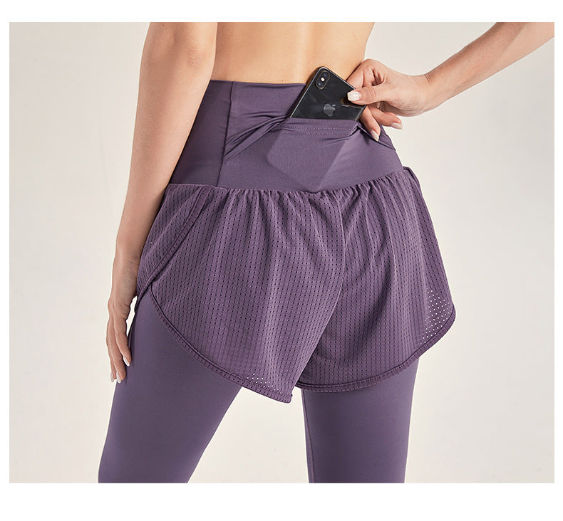 Yoga Fitness Running Pantalones cortos deportivos Mujer