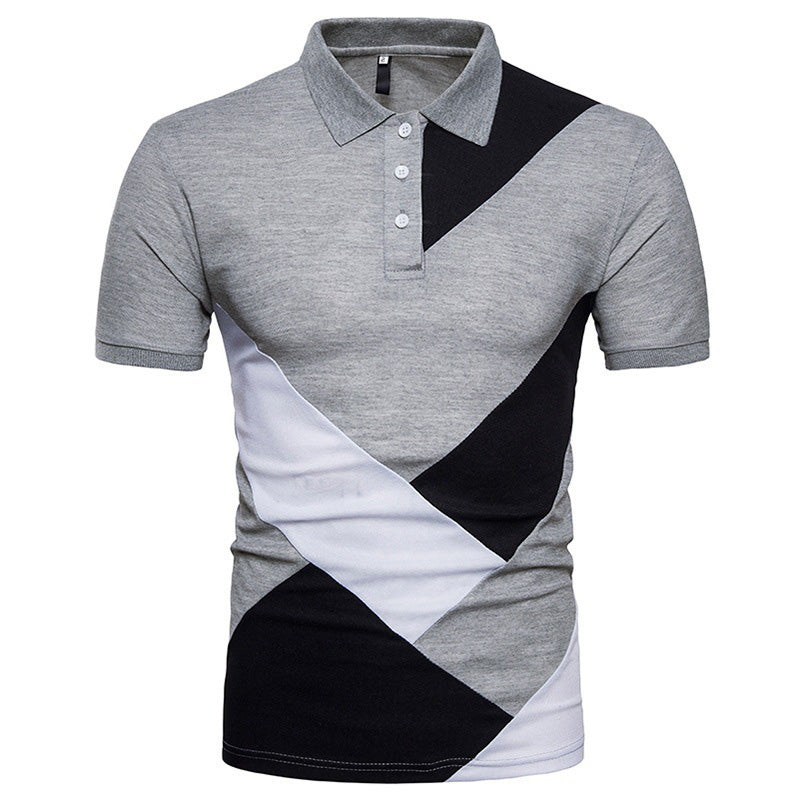 Men Polo Casual Cotton Tees Men's Casual Short Sleeve Pol