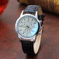 Fashion Blue Glass Belt Men's Watch Watches Men's Quartz Watch