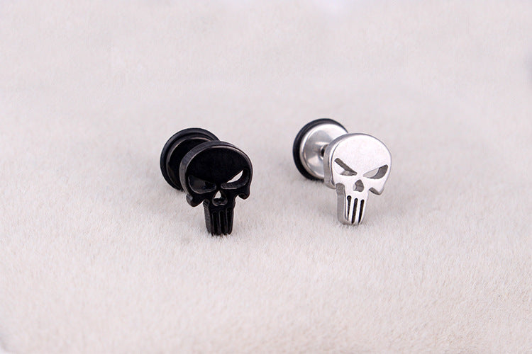 Personalized Skull Earrings For Men