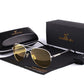 Men Polarized Driving Sunglasses Yellow Glasses For Goggles