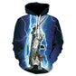 3D Digital Printing Hooded Sweatshirt Fashion Pullover Sweatshirt Sweatshirt