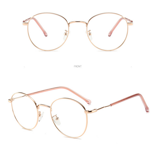 Irregular Round Frame Glasses For Men And Women