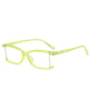 Men And Women Anti - Blue - Ray Glasses Fashion Street Shot Flat Mirror