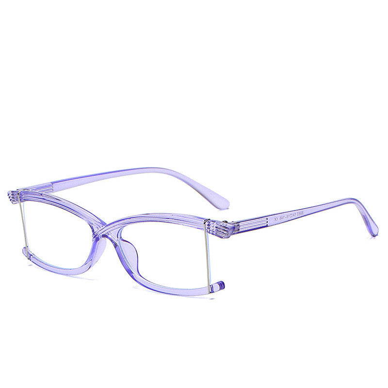 Men And Women Anti - Blue - Ray Glasses Fashion Street Shot Flat Mirror