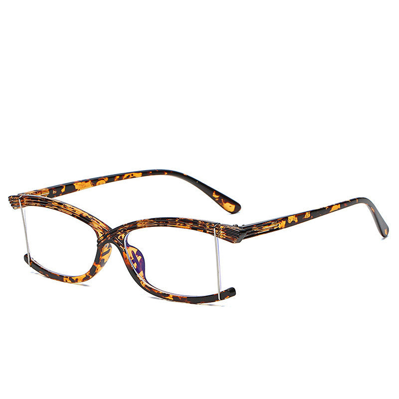 Men And Women Anti - Blue - Ray Glasses Fashion Street Shot Flat Mirror