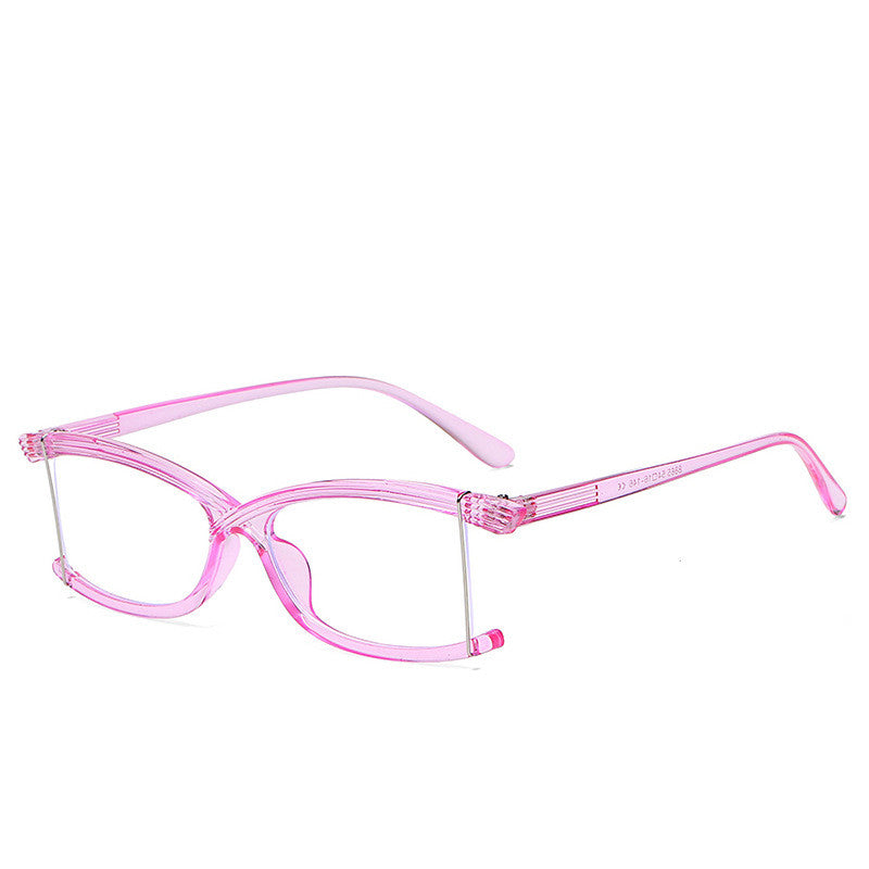 Men And Women Anti - Blue - Ray Glasses Fashion Street Shot Flat Mirror