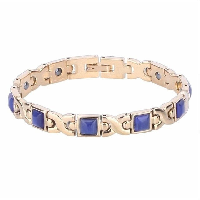 Pulseras Pulsera de oro plateado para hombres y mujeres