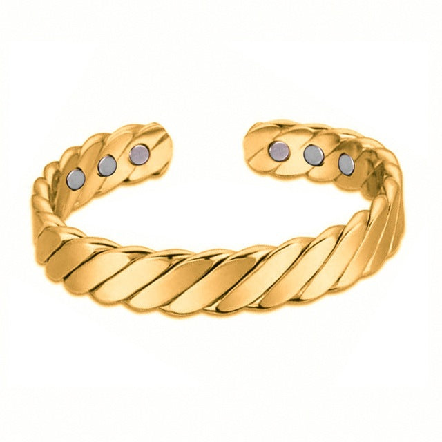 Pulseras Pulsera de oro plateado para hombres y mujeres