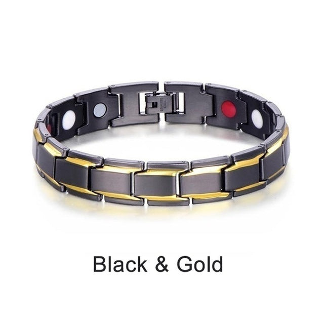 Pulseras Pulsera de oro plateado para hombres y mujeres