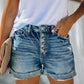 High-waisted Denim Shorts For Women