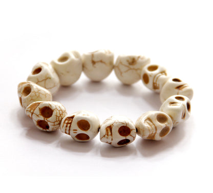 Jewelry Bracelet Synthetic Turquoise Skull Bracelet