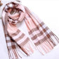 Men'S Wool Scarf Short Winter Warm Thin Neck Scarf Plaid Elderly Middle Aged Youth Leisure