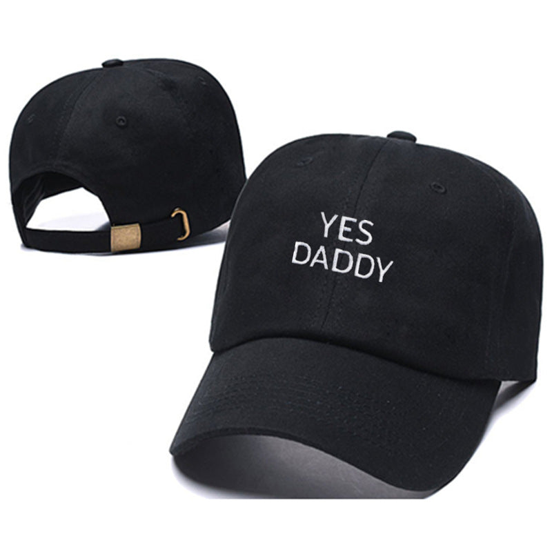 Sombreros de hip-hop para hombres y mujeres Gorras para exteriores Gorras bordadas Yes Daddy