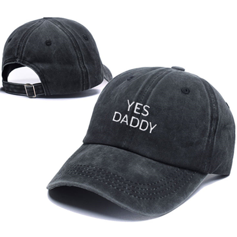 Sombreros de hip-hop para hombres y mujeres Gorras para exteriores Gorras bordadas Yes Daddy