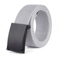 Trendy Fashion New Men'S And Women'S Trousers Solid Color Canvas Belt Men'S Belt