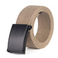 Trendy Fashion New Men'S And Women'S Trousers Solid Color Canvas Belt Men'S Belt