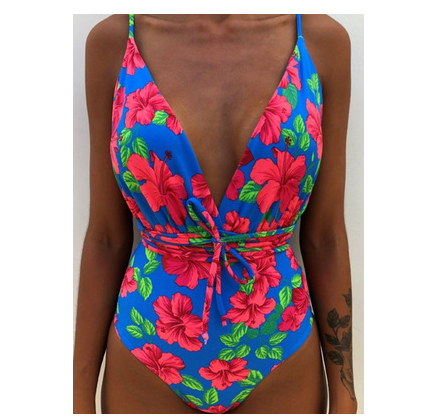 One Piece Swimsuit Backless Monokini Swimwear Women