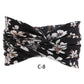Wide Cotton Headband For Women Girl Print
