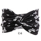 Wide Cotton Headband For Women Girl Print