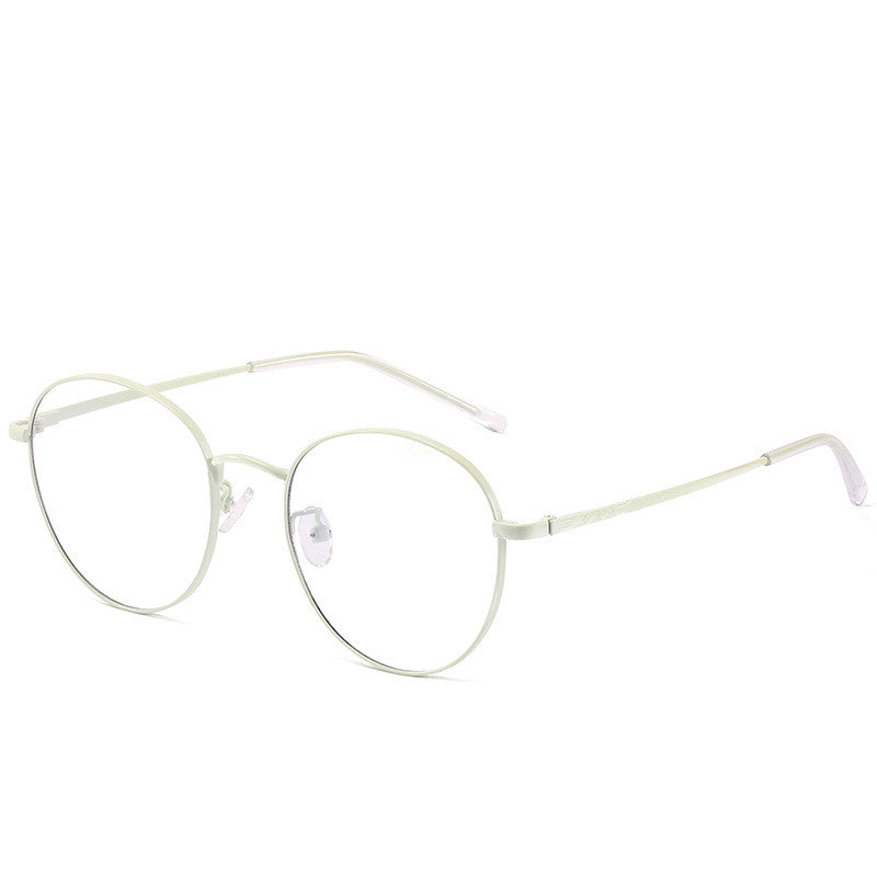 Elastic Lacquer Flat Mirror Women Can Be Equipped With Myopia Glasses Frame Light Glasses