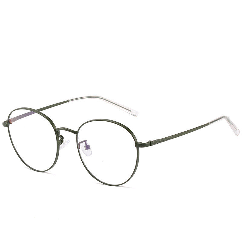 Elastic Lacquer Flat Mirror Women Can Be Equipped With Myopia Glasses Frame Light Glasses