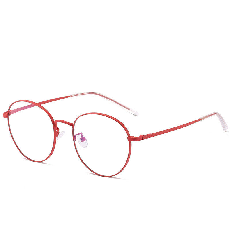 Elastic Lacquer Flat Mirror Women Can Be Equipped With Myopia Glasses Frame Light Glasses