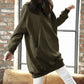 Women Casual Solid Sweat Plus Size Tops Autumn