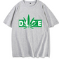 Hemp Leaf Dope Weed New Rap Trend Hip Hop T-shirt Men''s Short Sleeve Cotton Men''s Half Sleeve T-shirt