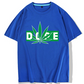 Hemp Leaf Dope Weed New Rap Trend Hip Hop T-shirt Men''s Short Sleeve Cotton Men''s Half Sleeve T-shirt