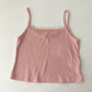 Camisole Women's Tops Summer Short Tops 2024 New Vintage Lace Slim Warm Ladies Bottoming Cute Tops For Women Camis