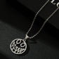 Pendant Chain Jewelry Gift Couple Men Necklace Rock Hip-Hop Smiley-Face Stainless-Steel