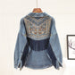 Embroidered Denim Jacket Women Loose Korean Style Wild Spring And Autumn Net Red Denim Jacket