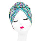 European And American Popular Retro Turban Hats African Handmade Spiral Flower Hats Bohemian Fashion Hats