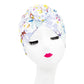 European And American Popular Retro Turban Hats African Handmade Spiral Flower Hats Bohemian Fashion Hats