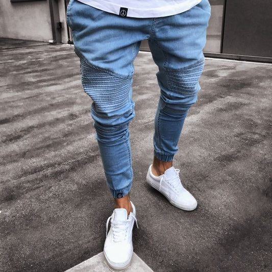 Jeans Hombre Explosive Fashion Azul Claro Skinny