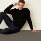 Mens Sweater Men Sweaters Black Stripe Boy Oversize High