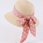 New Children's Straw Hats Leisure Ribbon Bow Hat