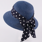 New Children's Straw Hats Leisure Ribbon Bow Hat
