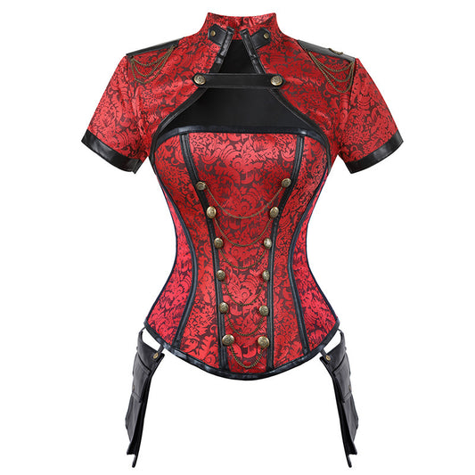 Steampunk Sexy Corset Women Corset Shawl Tops Punk