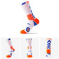 Trendy Hit Color Long Barrel Basketball Socks Men