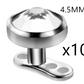 Body Piercing Pure Titanium Spot Invisible Ring