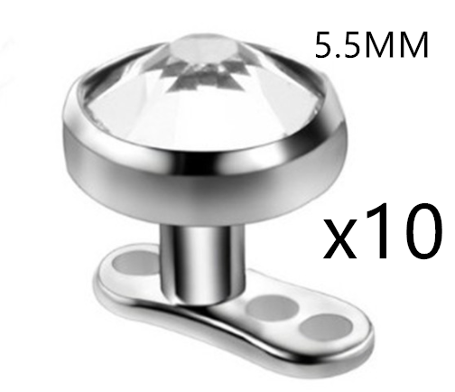 Body Piercing Pure Titanium Spot Invisible Ring