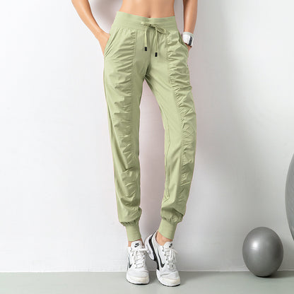 Pantalones deportivos para mujer, mallas sueltas, pantalones para correr, pantalones informales de secado rápido