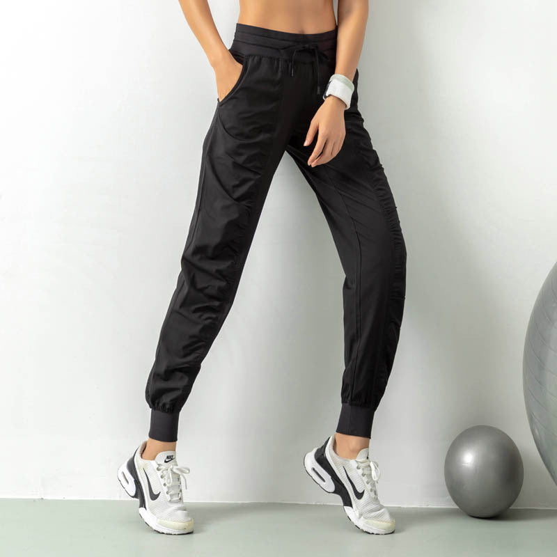 Pantalones deportivos para mujer, mallas sueltas, pantalones para correr, pantalones informales de secado rápido